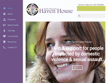 Tablet Screenshot of havenhousealaska.org
